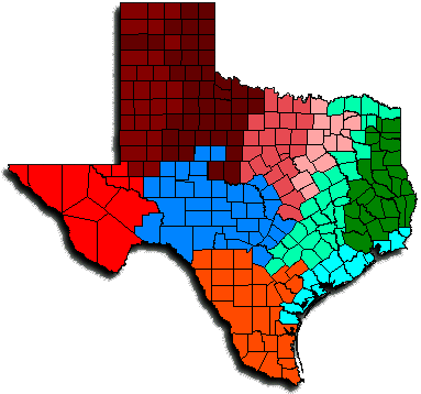 Gould Ecological Regions of Texas
